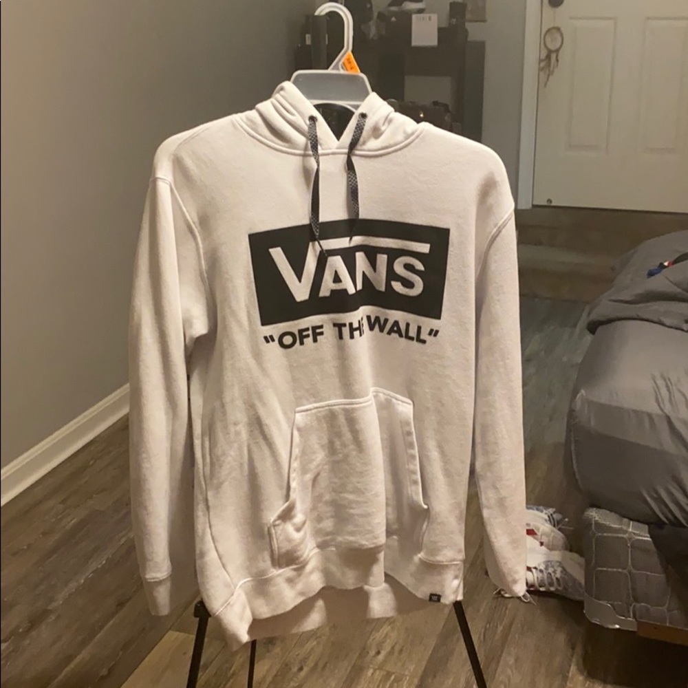 Vans white hoodie